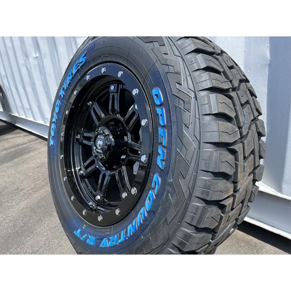 4本セット!! 17インチ 9j+20 6穴 PCD139.7 新品 タイヤホイールセット 265/65R17 TOYO OPENCOUNTRY ハイラックス ランクル プラド オフロード カスタム｜aladdin-wheels｜06