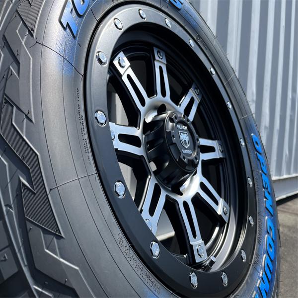 17インチ 9j トライトン FJクルーザー エスカレード ハマーH3 シボレー トヨタ 新品 タイヤホイールセット 4本 265/70R17 TOYO オープンカントリー シルバー｜aladdin-wheels｜05