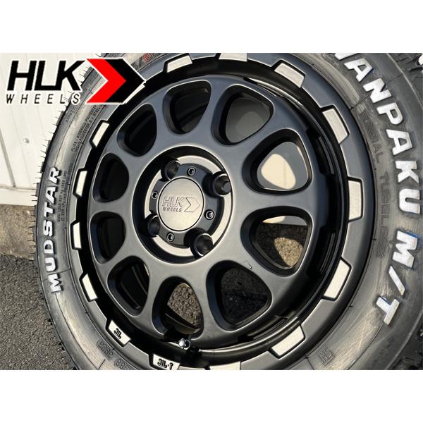 4本セット!! 14インチ 4.5j+43 155/65R14 新品 タイヤホイールセット エブリィ サンバー ハイゼット ハスラー N-VAN スペーシアギア 軽バン 軽トラ カスタム｜aladdin-wheels｜03