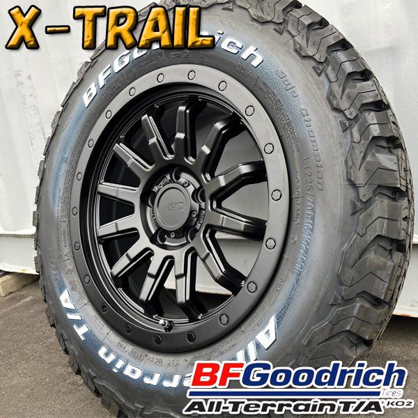 オールテレーン エクストレイル 16インチ 7.5j 225/70R16 BF Goodrich