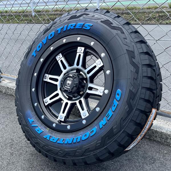 ドレスアップ!! ハイラックス プラド FJクルーザー サーフ エスカレード 265/65R17 TOYO OPENCOUNTRY RT タイヤホイール 4本セット 265/70R17 285/70R17｜aladdin-wheels｜02