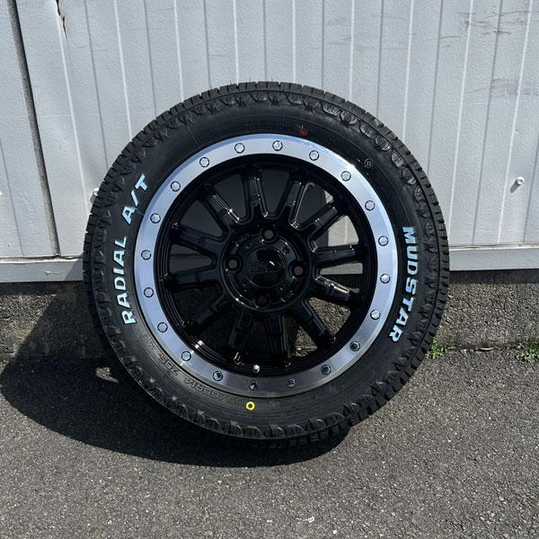 MUDSTAR ホワイトレター!! 新品4本セット タイヤホイール 155/65R14