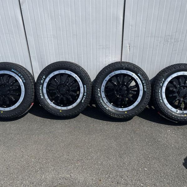 MUDSTAR ホワイトレター!! 新品4本セット タイヤホイール 155/65R14