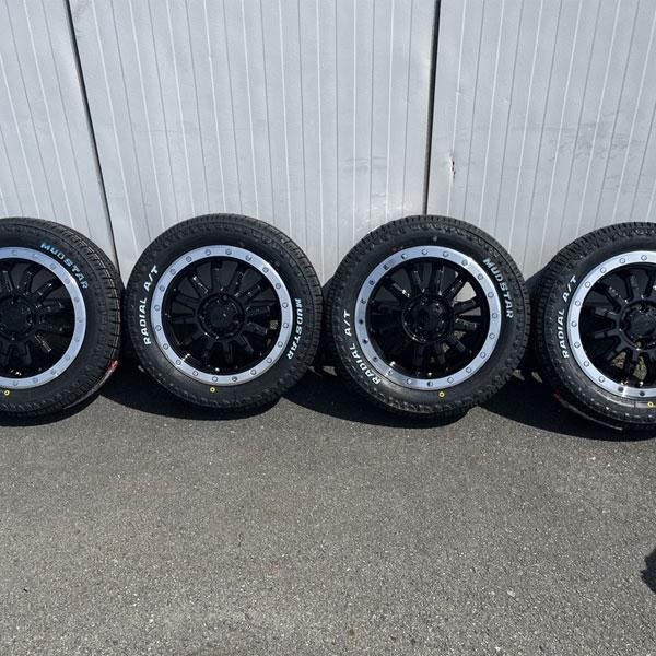 ホワイトレター!! 新品4本セット タイヤホイール 155/65R14 165/65R14 14×4.5J+43 軽トラ 軽バン MUDSTAR RADIAL マッドスター ラジアル AT リフトアップ｜aladdin-wheels｜08