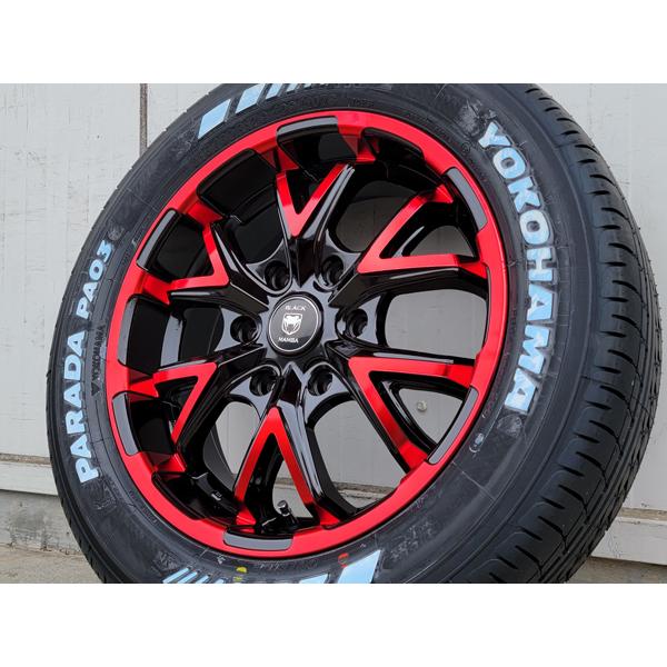 YOKOHAMA PARADA PA03 17インチホイールセット PARADA 車検対応 17インチ タイヤホイールセット 200系