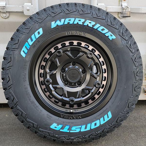 デリカD5 RAV4 CX5 新品 タイヤホイール 新品 4本セット モンスタ マッドウォーリアー 215/70R16 235/7016 ...