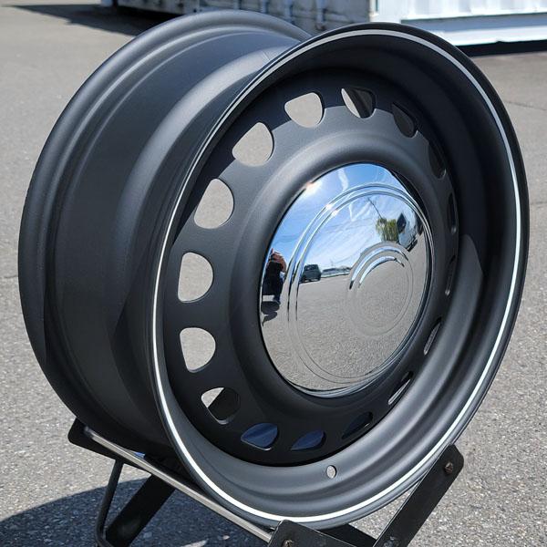 200系 ハイエース レジアスエース 16インチ 新品 ホイール 4本セット 16x7.0J+38 PCD 139.7 6H 6穴 pcd マットブラック ホイール単体｜aladdin-wheels｜08