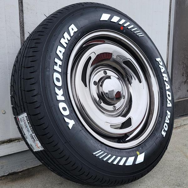 200系ハイエース　RMPレーシング ヨコハマ パラダ215/60R17 4本 PARADA 人気セット 17インチ ハイエース 200系 タイヤ ホイール