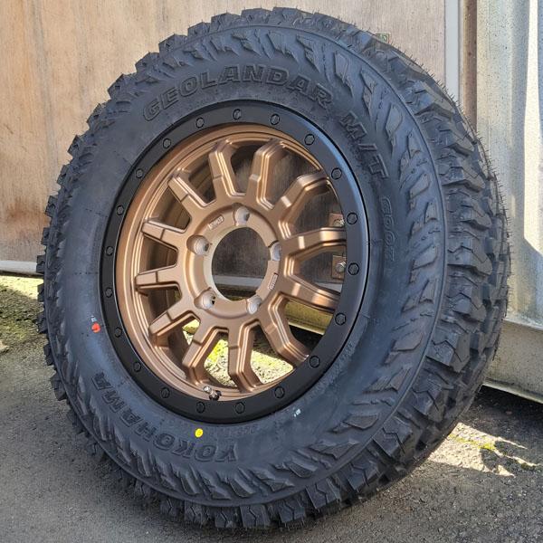 175/80R16 185/85R16 195R16 225/75R16 YOKOHAMA GEOLANDAR MT ジムニー JB64 JB23 JA11 16インチ タイヤホイール 4本セット マッドタイヤ オフロード 悪路 山道｜aladdin-wheels｜02