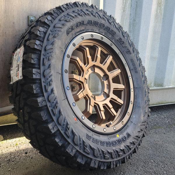 マッドタイヤ YOKOHAMA GEOLANDAR MT G003 ジムニー JB64 JB23 16インチ タイヤホイール 4本セット 175/80R16 185/85R16 195R16 225/75R16 オフロード｜aladdin-wheels｜06