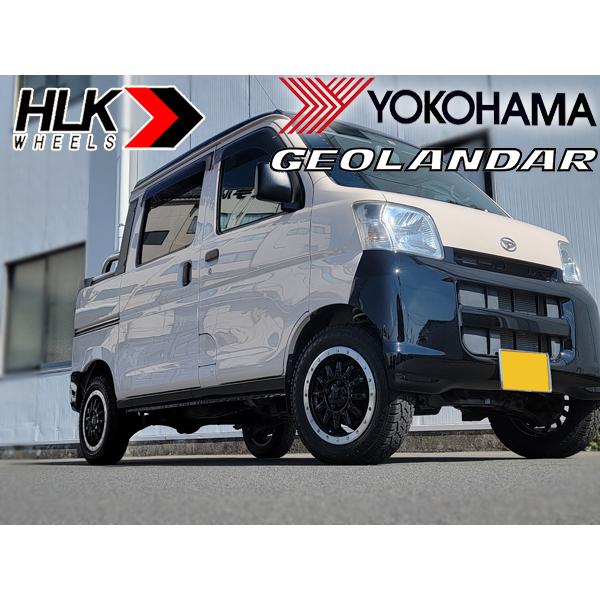 軽トラ 軽バン リフトアップ 新品 14インチタイヤホイールセット ロックフォース ヨコハマ ジオランダー X At G016 145r14 O Rf G016rbl 100 W 12 アラジンホイールズ 通販 Yahoo ショッピング