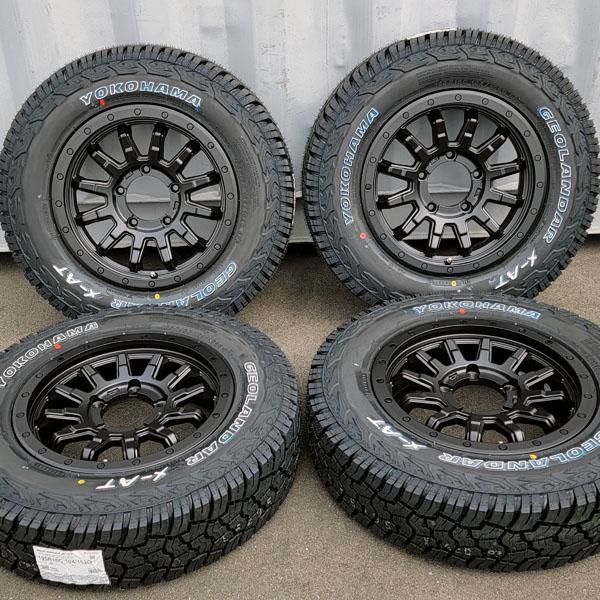 ジムニー 純正ホイール 195R/16C YOKOHAMA タイヤほぼ新品 GEOLANDAR 《大人気ロックフォース！》ジムニー 195R16 ヨコハマ