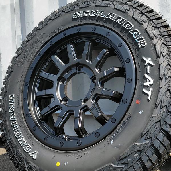 ジムニー用　Yokohama 16インチオフロードタイヤ、ホイール4本セット GEOLANDAR 新品 16インチ タイヤホイール 4本セット ジムニー ヨコハマ