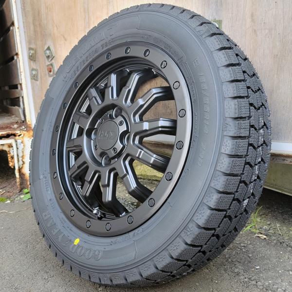 14インチ 165/65R14 国産 スタッドレスタイヤ 純正車高対応 スズキ ハスラー MR41S MR31S MR52S MR92S タイヤホイール4本セット グッドイヤー アイスナビ 7｜aladdin-wheels｜03