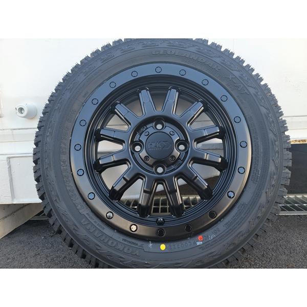 新品 14インチ タイヤホイール 4本セット HLK ロックフォース マットブラック ヨコハマ ジオランダー X-AT 155/65R14 145R14 165/65R14｜aladdin-wheels｜03