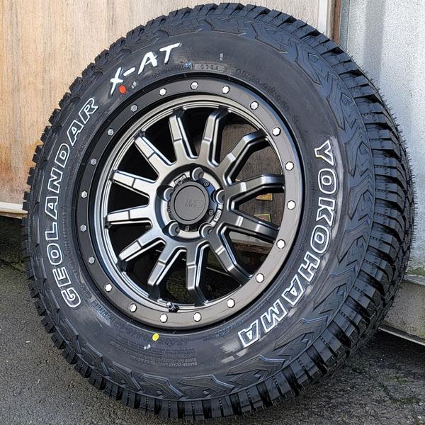 235/70R16 デリカD5 RAV4 CX-5 16インチ タイヤ ホイール 4本セット YOKOHAMA GEOLANDAR X-AT 純正車高対応 245/70R16 リフトアップ ロックフォース｜aladdin-wheels｜02