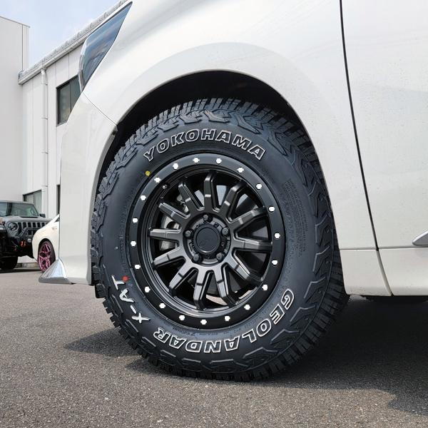トヨタ 純正 16インチアルミホイール ヨコハマ GEOLANDAR 4本セット GEOLANDAR 人気のマットグレー！ 純正車高可 デリカD5 RAV4 CX5 新品