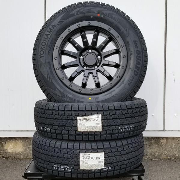 ヨコハマ Ice GUARD G075 16インチタイヤ＆ホイールセット4本 アイスガード SUV G075 スタッドレス RAV4 16インチ タイヤ ホイール 4