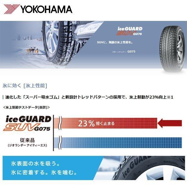 アイスガード SUV G075 RAV4 16インチ スタッドレス タイヤ ホイール 4