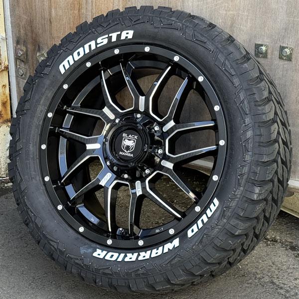 MONSTA TYRES ランクル300 / ランクル250 20インチ 新品 タイヤホイール 4本セット MONSTA MUD ...