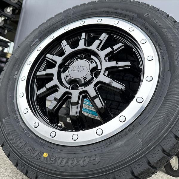 Goodyear スタッドレスタイヤ 14インチセット 165/65R14 グッドイヤー 165/65R14 スタッドレスタイヤホイールセット