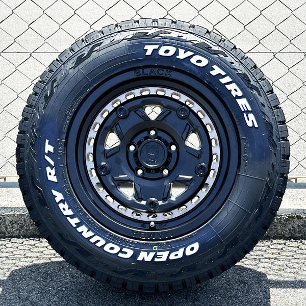 ブラックマンバ　「BLACK MAMBA」 ホイールセット OPEN COUNTRY 《大人気ブラックマンバ！》16インチ 225/70R16