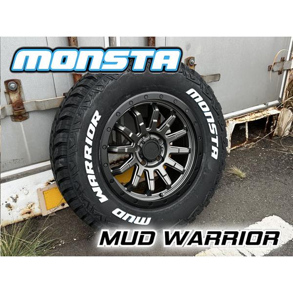 デリカD5 RAV4 CX5 エクストレイル アルファード 新品 16インチ タイヤホイール 4本 MONSTA MUD WARRIOR ...