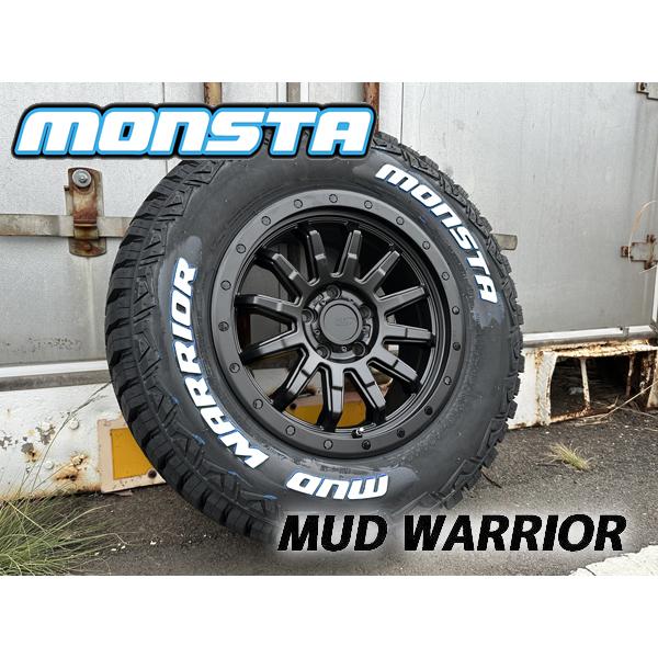 デリカD5 RAV4 CX5 エクストレイル アルファード 新品 16インチ タイヤホイール 4本 MONSTA MUD WARRIOR ...