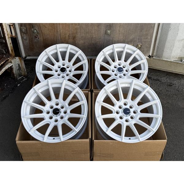 在庫限り 15×8.25J +20 PCD 100 114.3 4穴 15インチ 4本セット 新品 