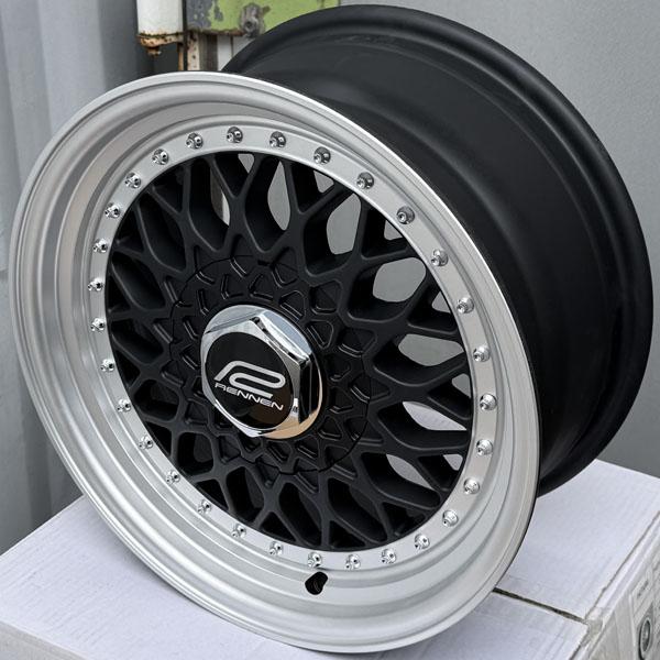ラス1 15×7J +35 PCD 100 114.3 4穴 15インチ 4本セット 新品 ホイール 