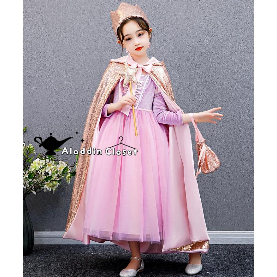 ラプンツェル ドレス コスチューム キッズ なりきり プリンセス 女の子 アニメ 仮装 コスプレ 子供 キッズ プリンセス ワンピース 変装 誕生日 衣装 演出 V アラディンクロゼット 通販 Yahoo ショッピング