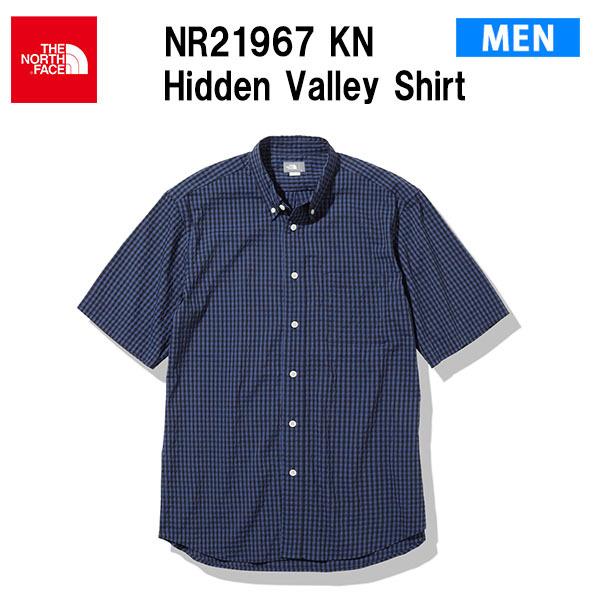 22SS ノースフェイス ショートスリーブヒデンバリーシャツ 魅力的な メンズ S Hidden Valley Shirt カラー 正規品 再入荷 NORTH FACE NR21967 KN THE