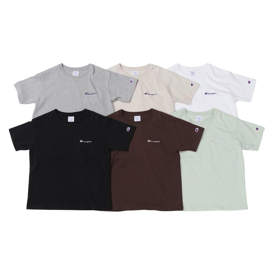 【メール便】24ss チャンピオン Champion ウィメンズ ショートスリーブTシャツ ペールグリーン CW-X337 カラー 510 レディース  正規品｜alajin｜06