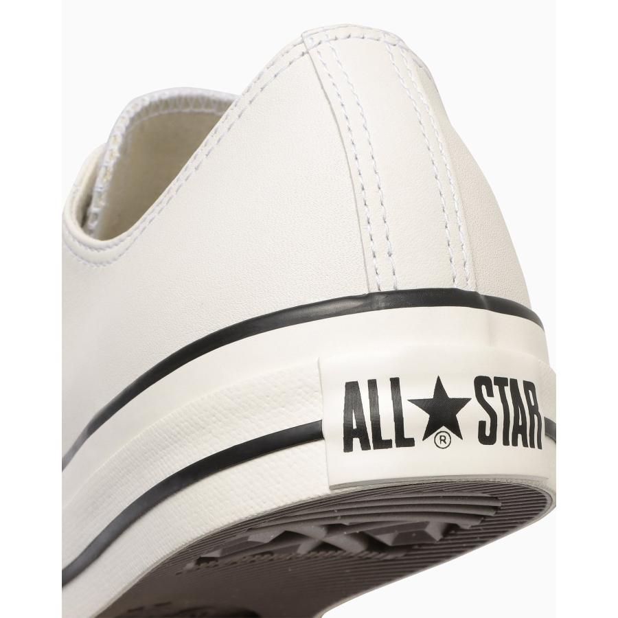 24ss コンバース converse LEATHER ALL STAR R OX / レザー オールスター アール OX  ホワイト 正規品｜alajin｜08