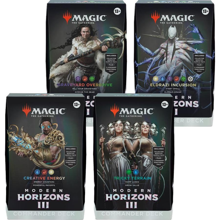 MTG　モダンホライゾン3　統率者デッキ　4種類セット英語版 モダンホライゾン3 統率者デッキ 英語版 [4種各1個アソート] : Case