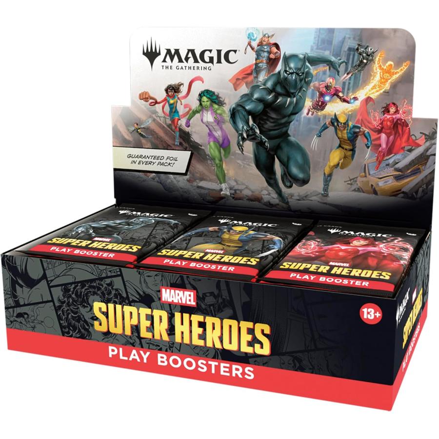 [特典付]マーベル スーパー・ヒーローズ プレイ・ブースター 英語版 (BOX)30パック入 MTG マジック：ザ・ギャザリング | ウィザーズ・オブ・ザ・コースト