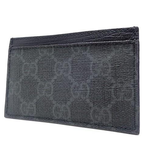 GUCCI GUCCI(グッチ) GGカードケース パスケース 定期入れ PVC グレー 