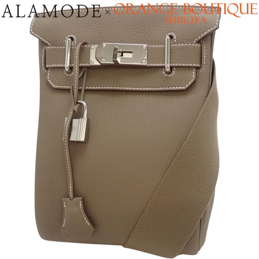 【新品】HERMES(エルメス) ケリーアッカドPM エトゥープ/エトープ グレージュ トゴ パラジウム金具 シルバー金具 K刻印 ショルダーバッグ 2WAY ショルダー 肩掛け 斜め掛け レディース 40015000204【アラモード】 HERMES（エルメス） 【新品】 ケリーアッカドPM エトゥープ/エトープ