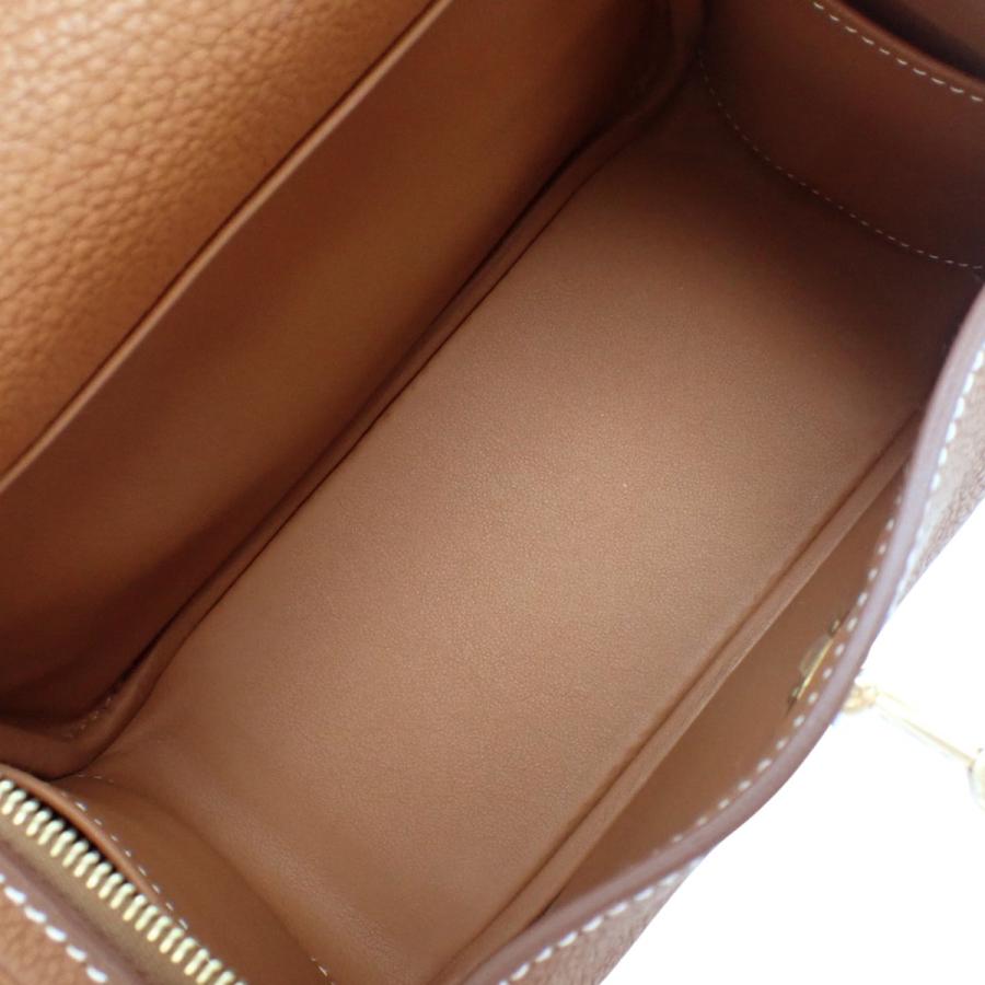 HERMES（エルメス） リンディミニ フォーヴ ブラウン茶 バレニア