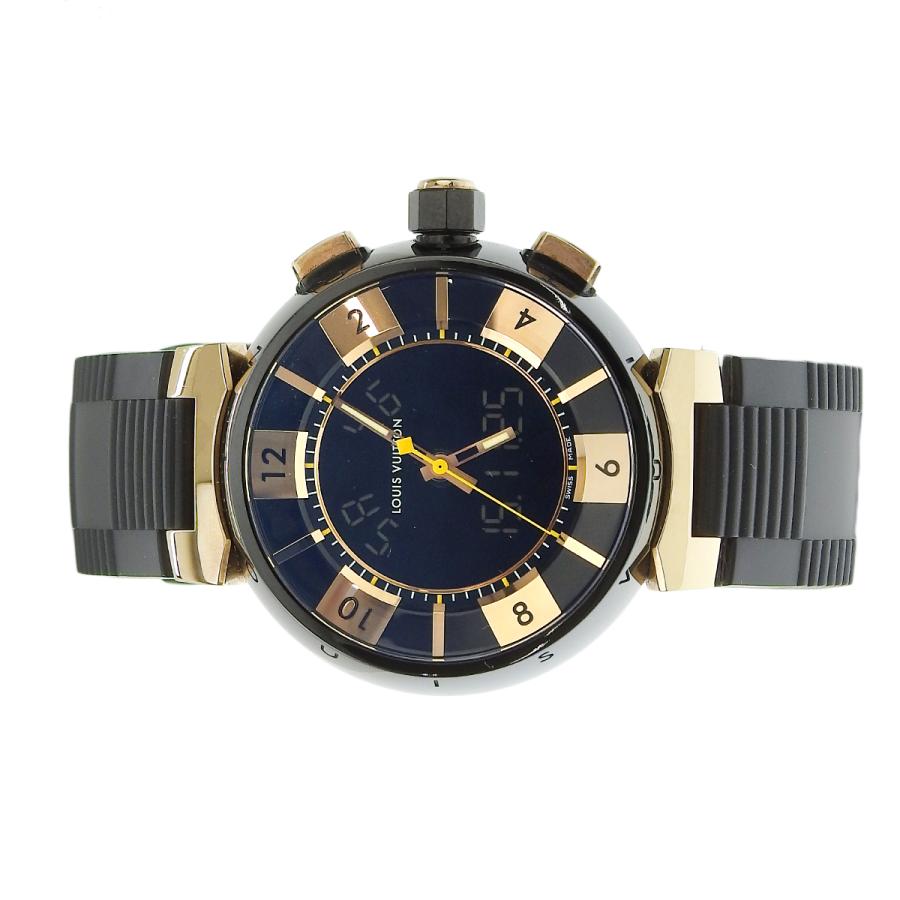 LOUIS VUITTON ルイ・ヴィトン タンブール イン ブラック ラウンド