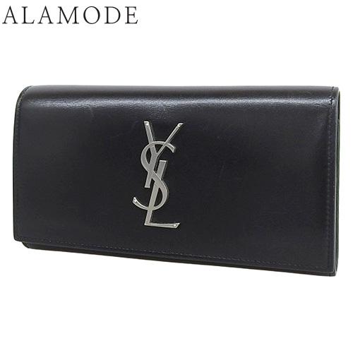 SAINT LAURENT PARIS(サンローランパリ) 長財布 2つ折り YSLロゴ