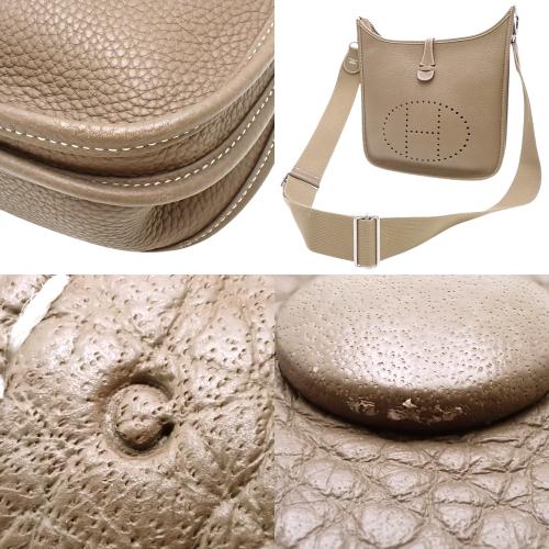 HERMES エルメス エヴリン 3 PM エトゥープ グレージュ トリヨン  