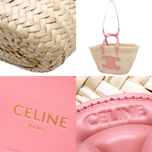 CELINE セリーヌ ティーントリオンフ クラシック パニエ かご CELINE セリーヌ ティーントリオンフ クラシック パニエ かご