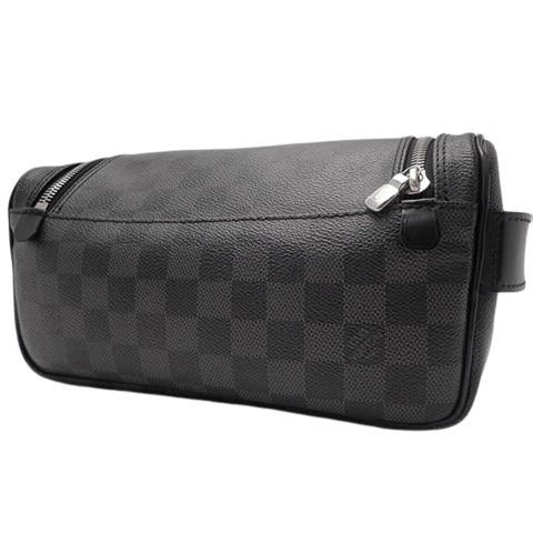 ランキング上位のプレゼント ダミエ グラフィット ルイ ヴィトン おすすめ 人気商品 トワレ ポーチ アラモード N ブラック黒 グレー灰 クラッチ セカンドバッグ バッグ Abora No