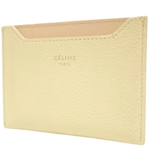 100 品質 イエロー黄 レザー バイカラー パスケース 名刺入れ カードケース カードホルダー セリーヌ おすすめ 人気商品 ベージュ アラモード 財布 帽子 ファッション小物 Fgvmais Com