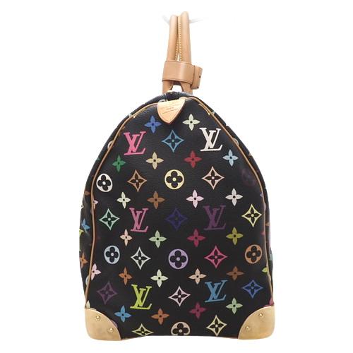 LOUIS VUITTON ルイ・ヴィトン モノグラムマルチカラー キーポル45 黒