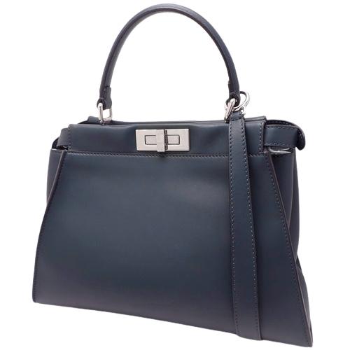 フェンディ レザー パイソン ピーカブー 2way バッグ 8BN290 FENDI フェンディ ピーカブーレギュラー ハンドバッグ 2WAY