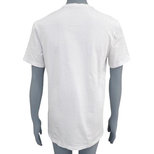 新品タグ付★ MONCLER ホワイト S チェック柄 Tシャツ　3S84 K10918C0001189AJS034_1