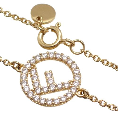 FENDI フェンディ エフ イズ ブレスレット ラインストーン