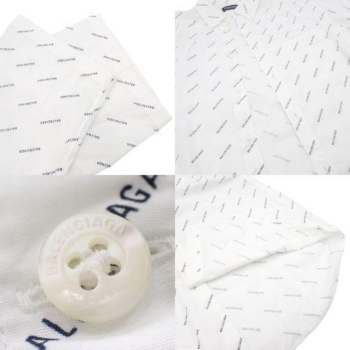 バレンシアガ　シルク　シャツ　半袖 オーバーサイズ　ロゴ　総柄　メンズ 楽天市場】バレンシアガ BALENCIAGA メンズ トップス シャツ